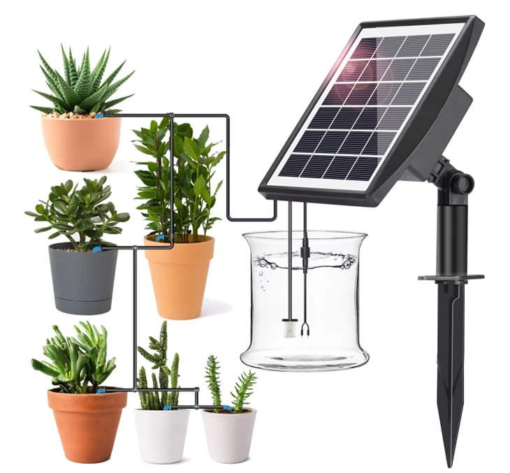 Sistema solar de rega de jardim